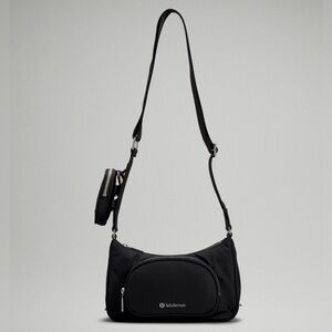 Lululemon Black Crossbody With Nano Pouch